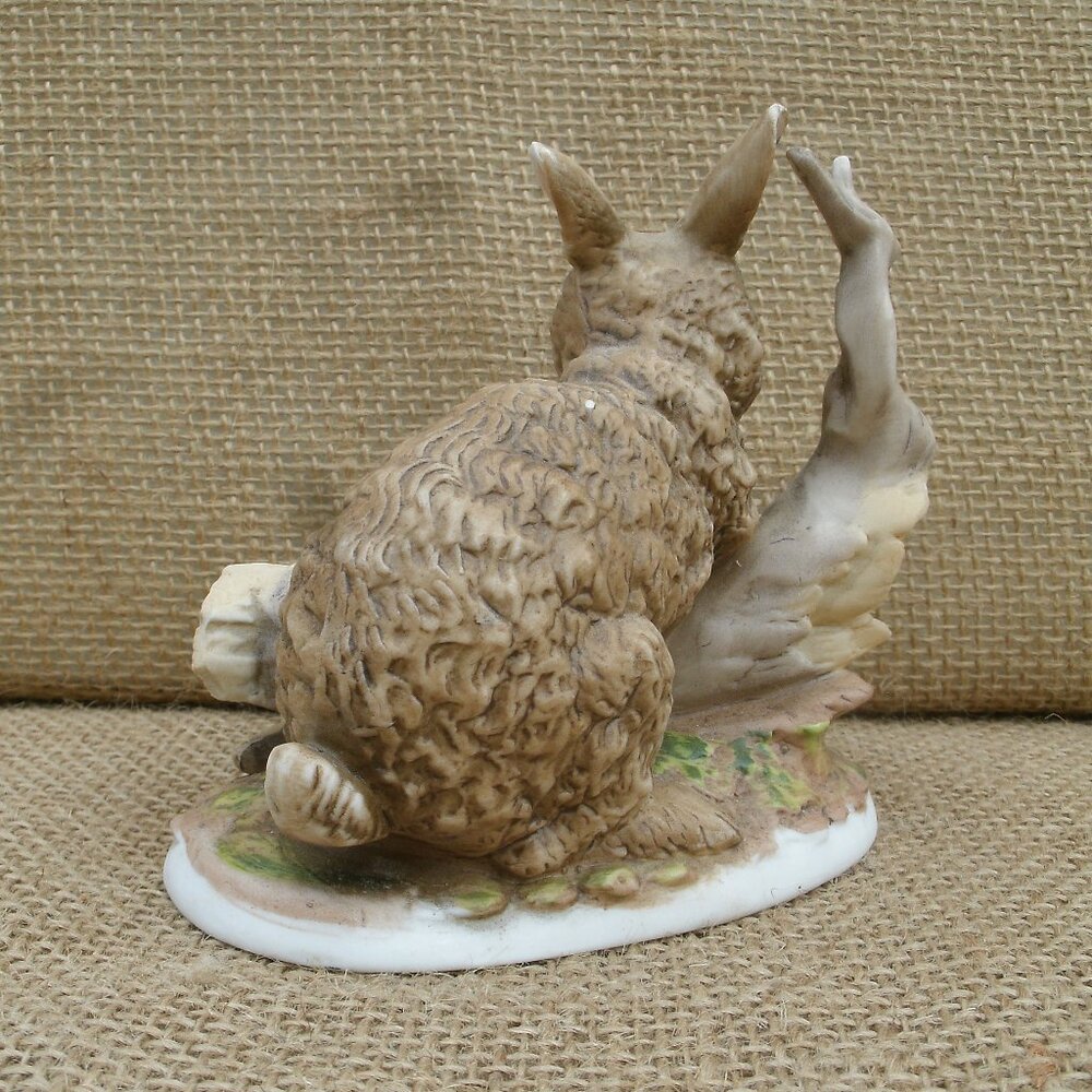 Vintage Homco Porcelain Rabbit Figurine - Picture 6 of 16